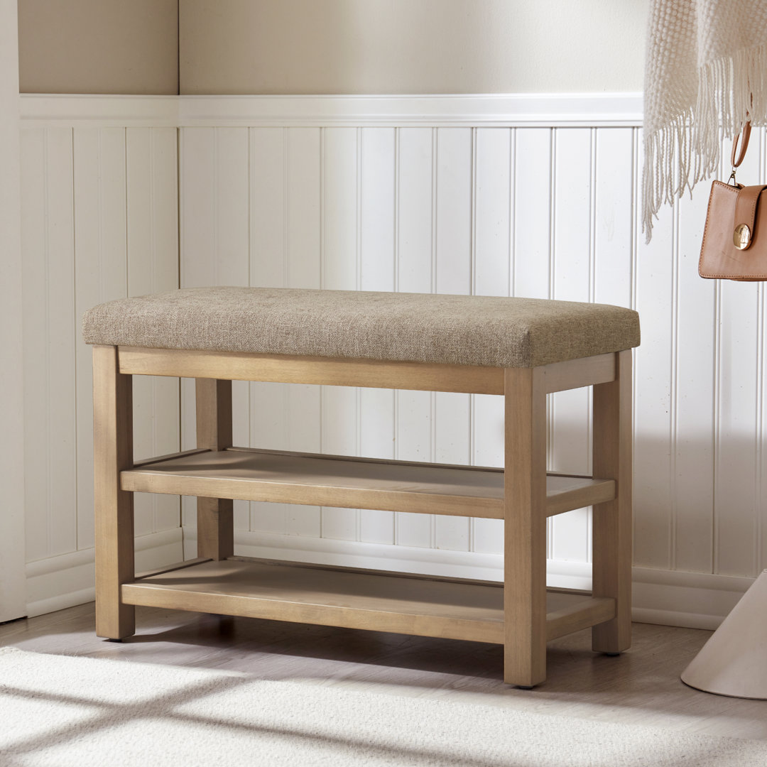 Hahnville Upholstered Storage Shoe Bench